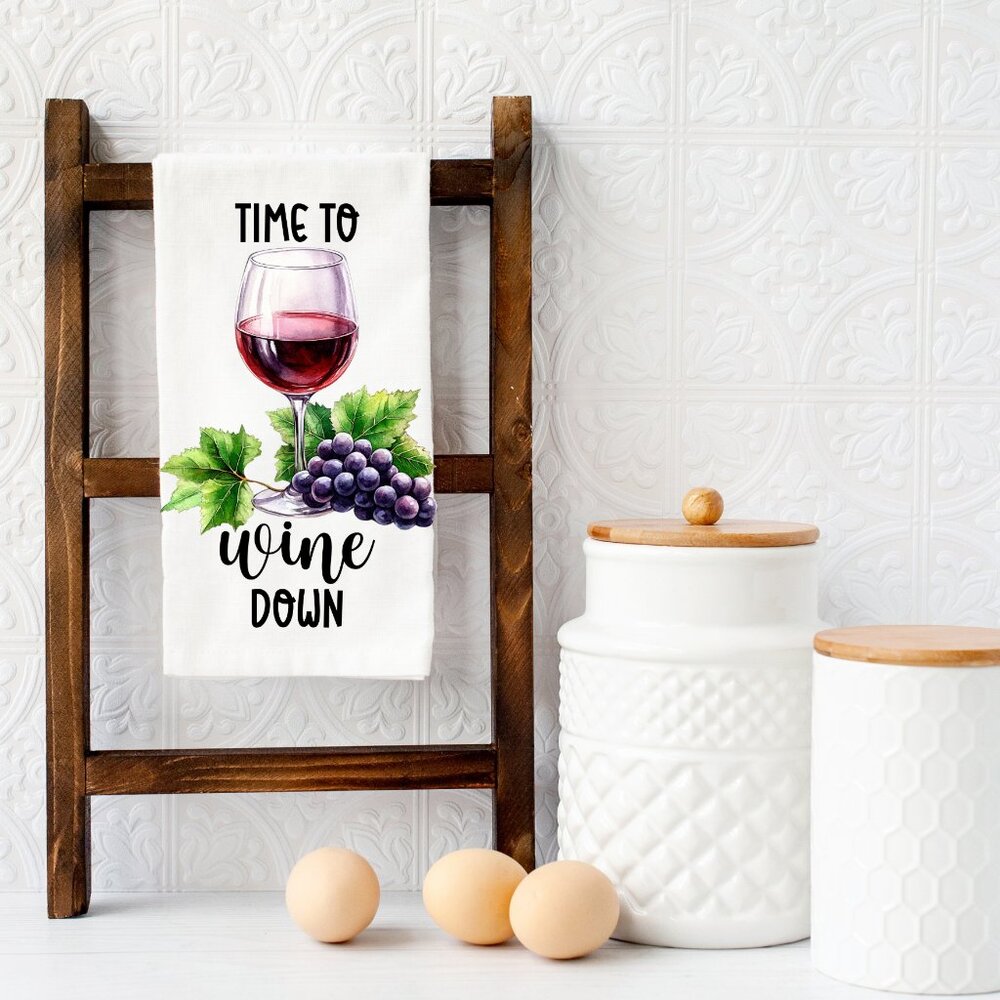 Funny Drink Towel For Home Bar, Cocktail Kitchen Towel, Housewarming Gift
